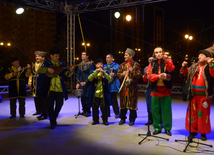 Baku celebrates last Novruz Tuesday. Azerbaijan, 15 match, 2016 